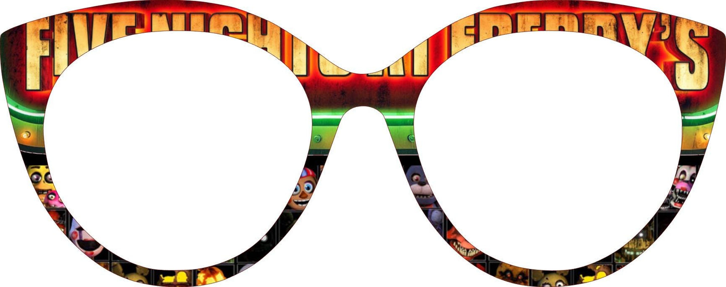 Opaque FNAF frame topper compatible with Pair frames