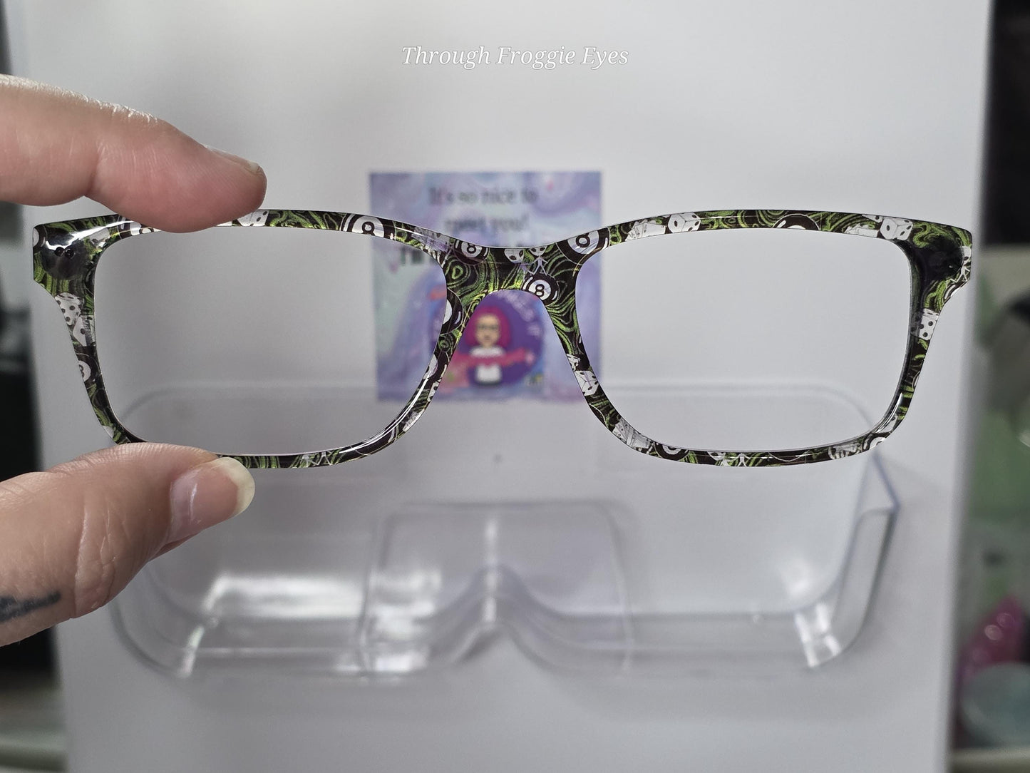 Holographic Wildflower Cityscape 8 frame topper compatible with Pair frames