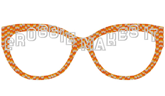 Opaque Cozy Fall Sweater frame topper to fit Pair frames