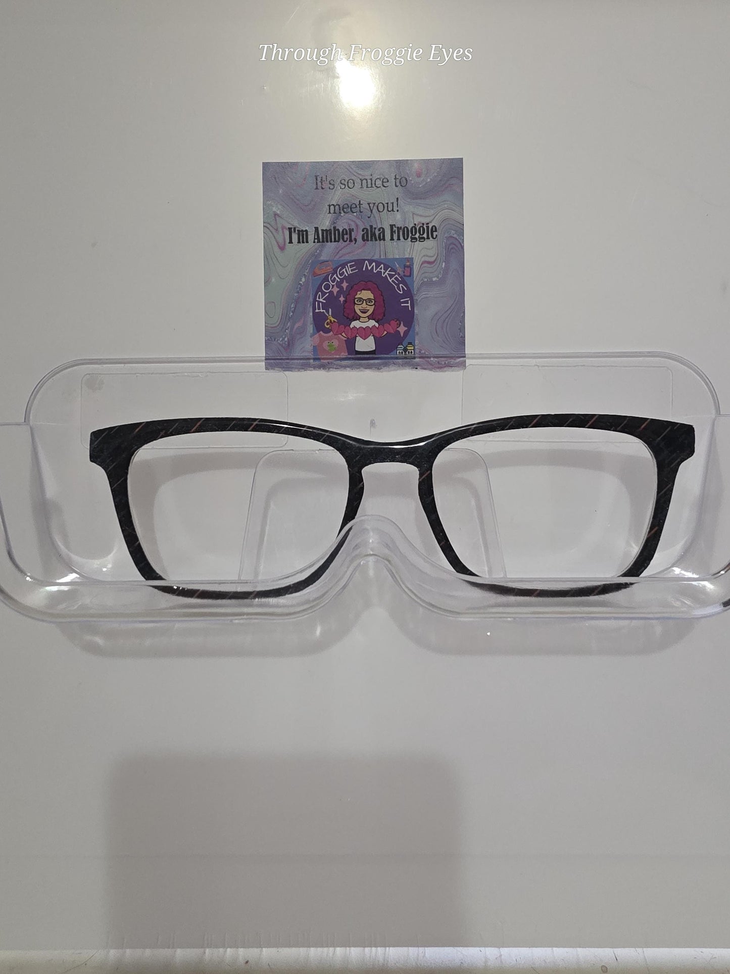 Translucent Galactic Sabers frame topper to fit Pair frames