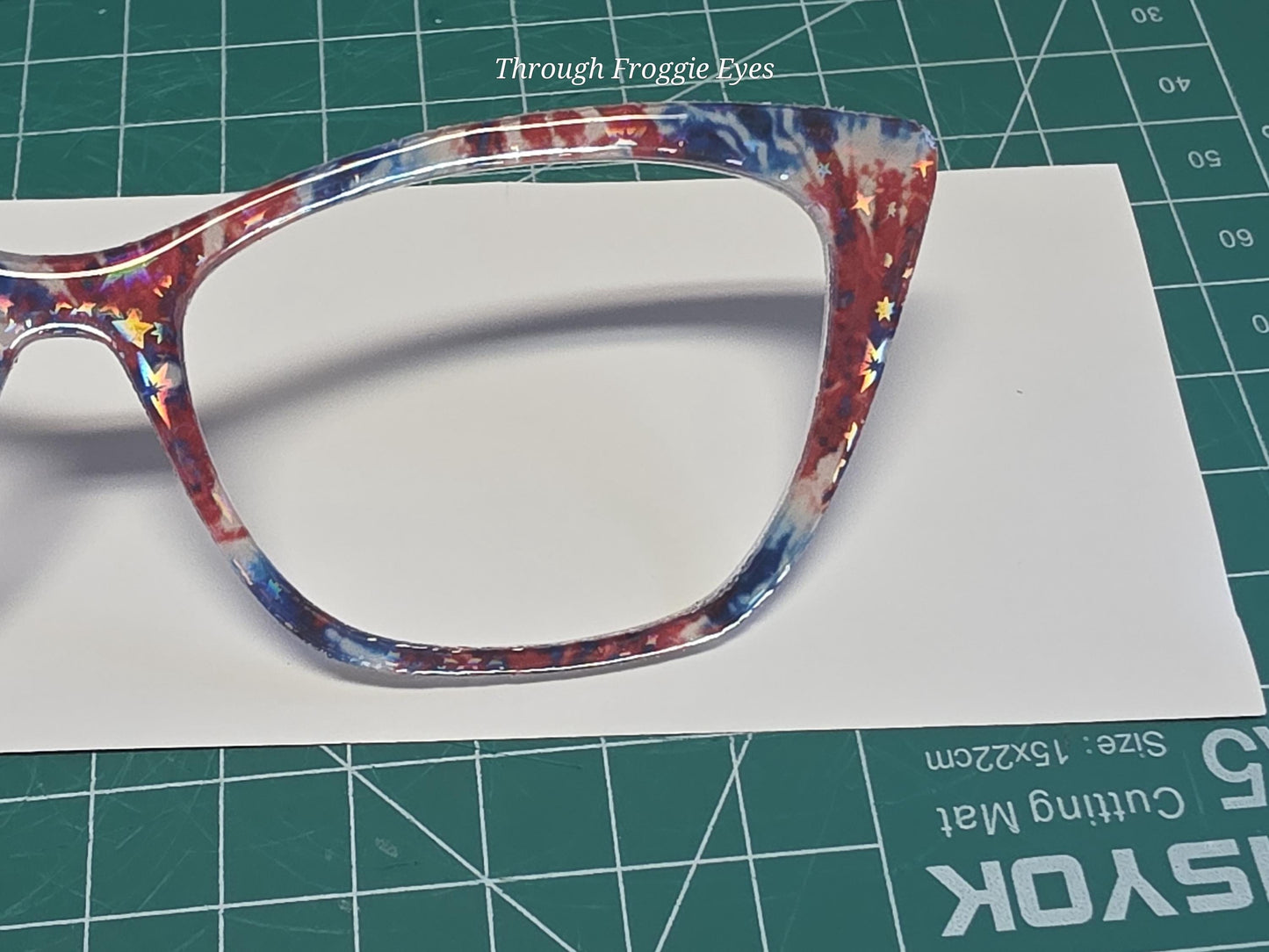 Holographic Wildflower Cityscape 8 frame topper compatible with Pair frames