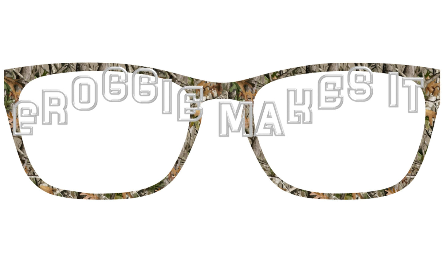 Opaque Real tree camo frame topper to fit Pair frames with translucent option