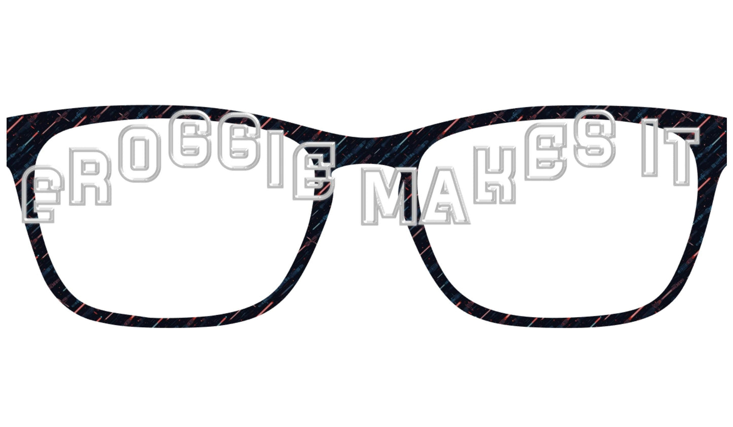 Translucent Galactic Sabers frame topper to fit Pair frames