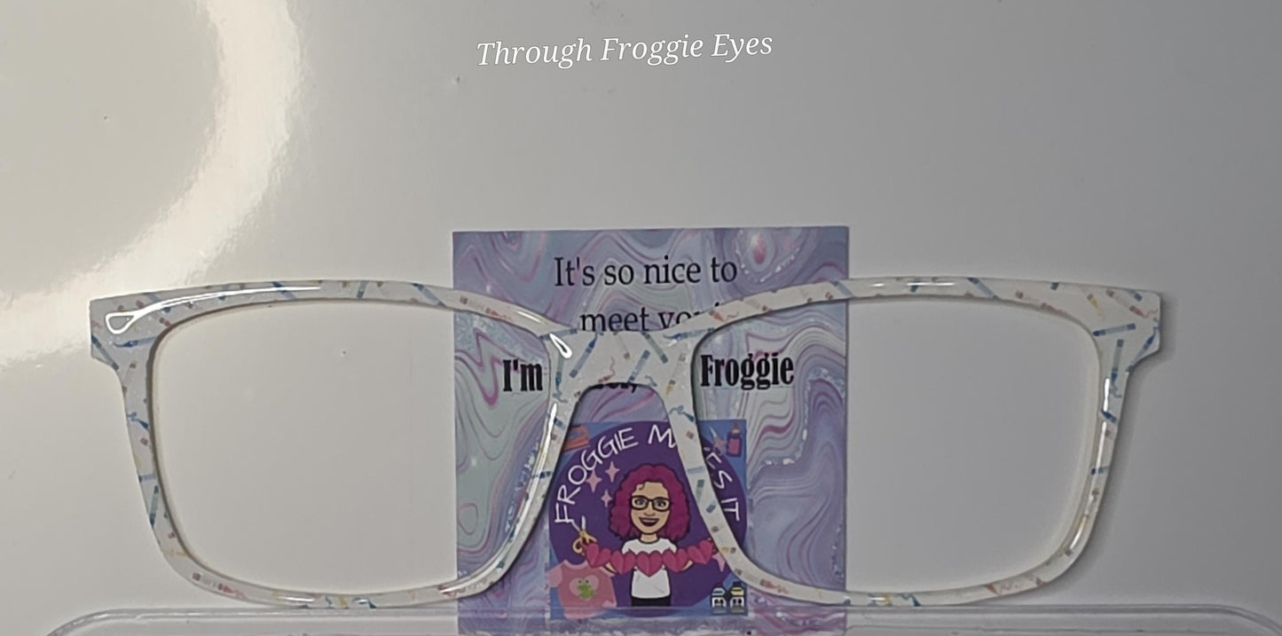 Opaque Crayons frame topper compatible with Pair frames