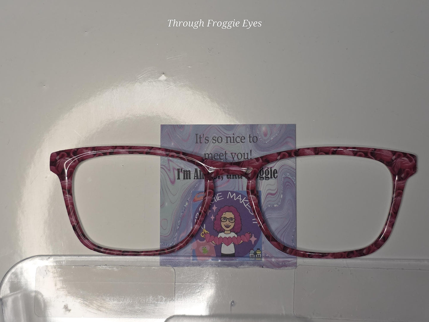 Opaque The 3D Flamingos frame topper compatible with Pair frames