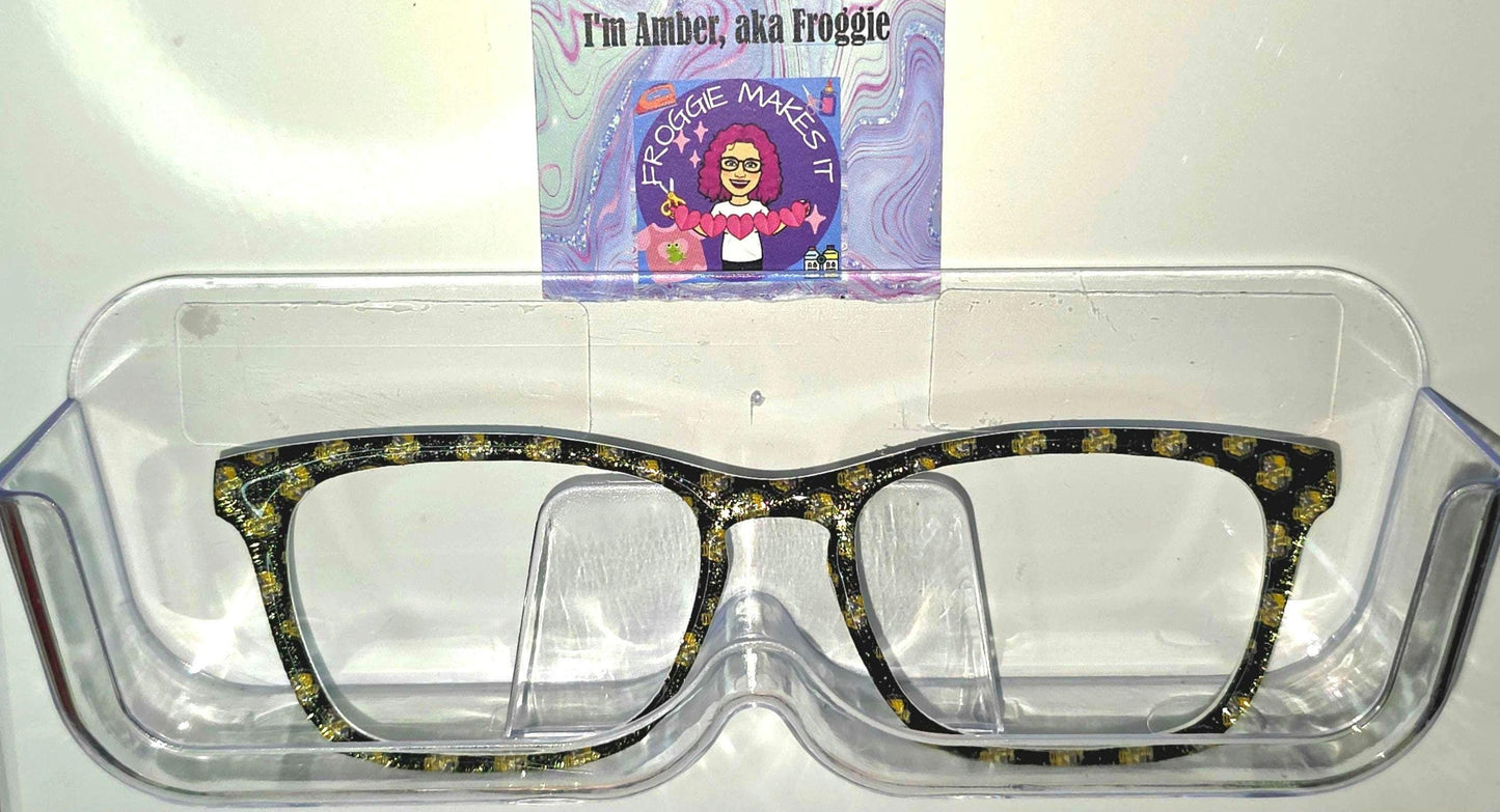 Opaque Hufflepuff frame topper to fit Pair frames