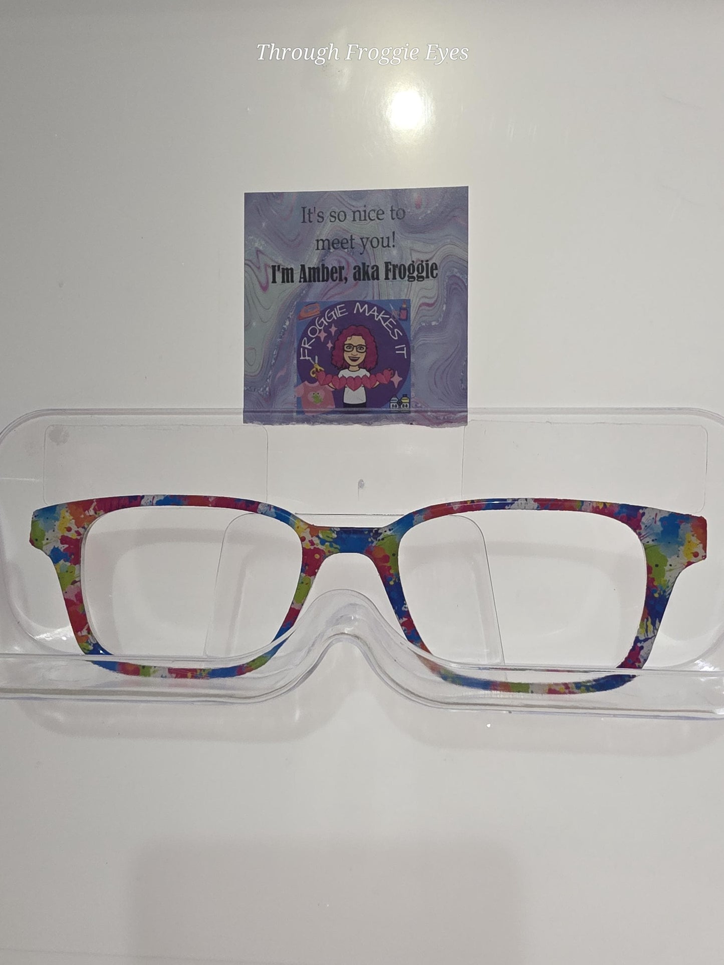 Translucent Summer Essentials frame topper compatible with Pair frames
