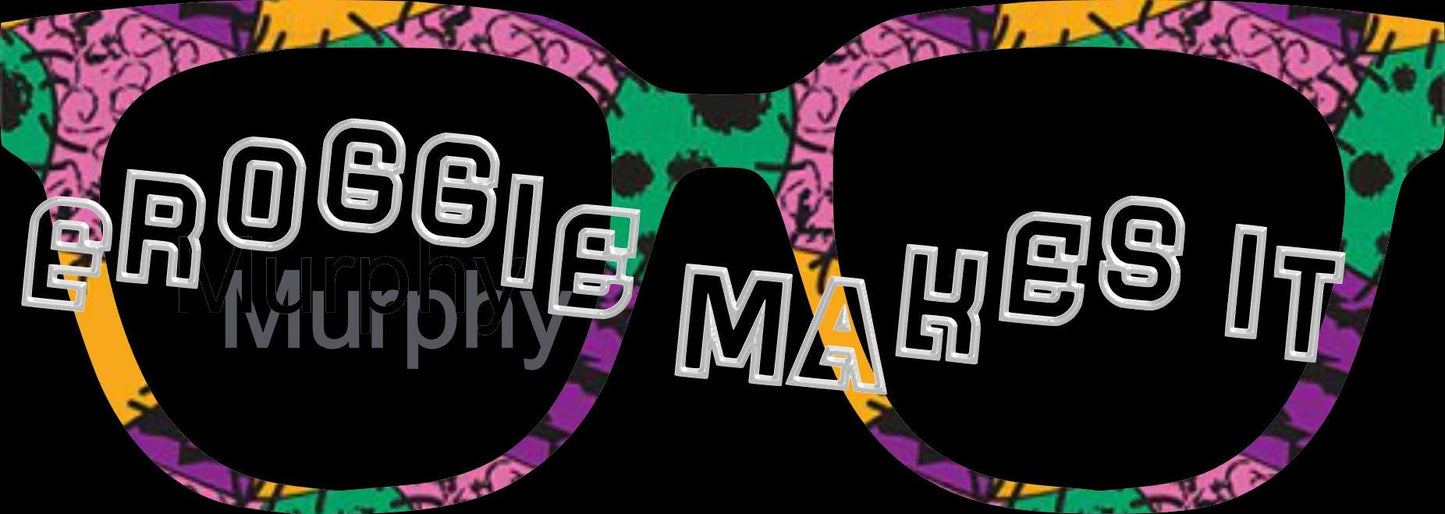 Holographic Patchwork frame topper compatible with Pair frames