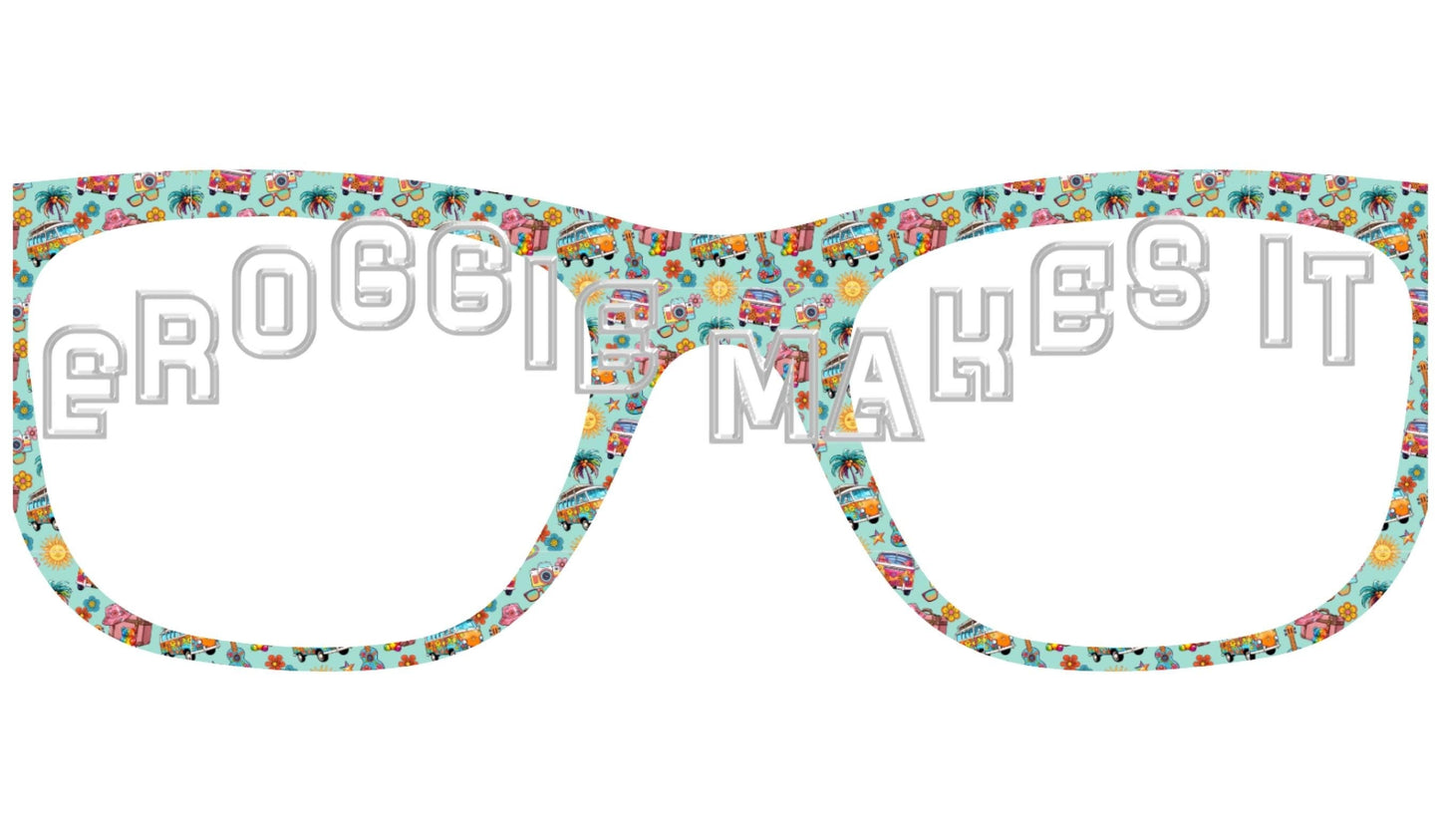 Translucent Groovy Getaway frame topper to fit Pair frames