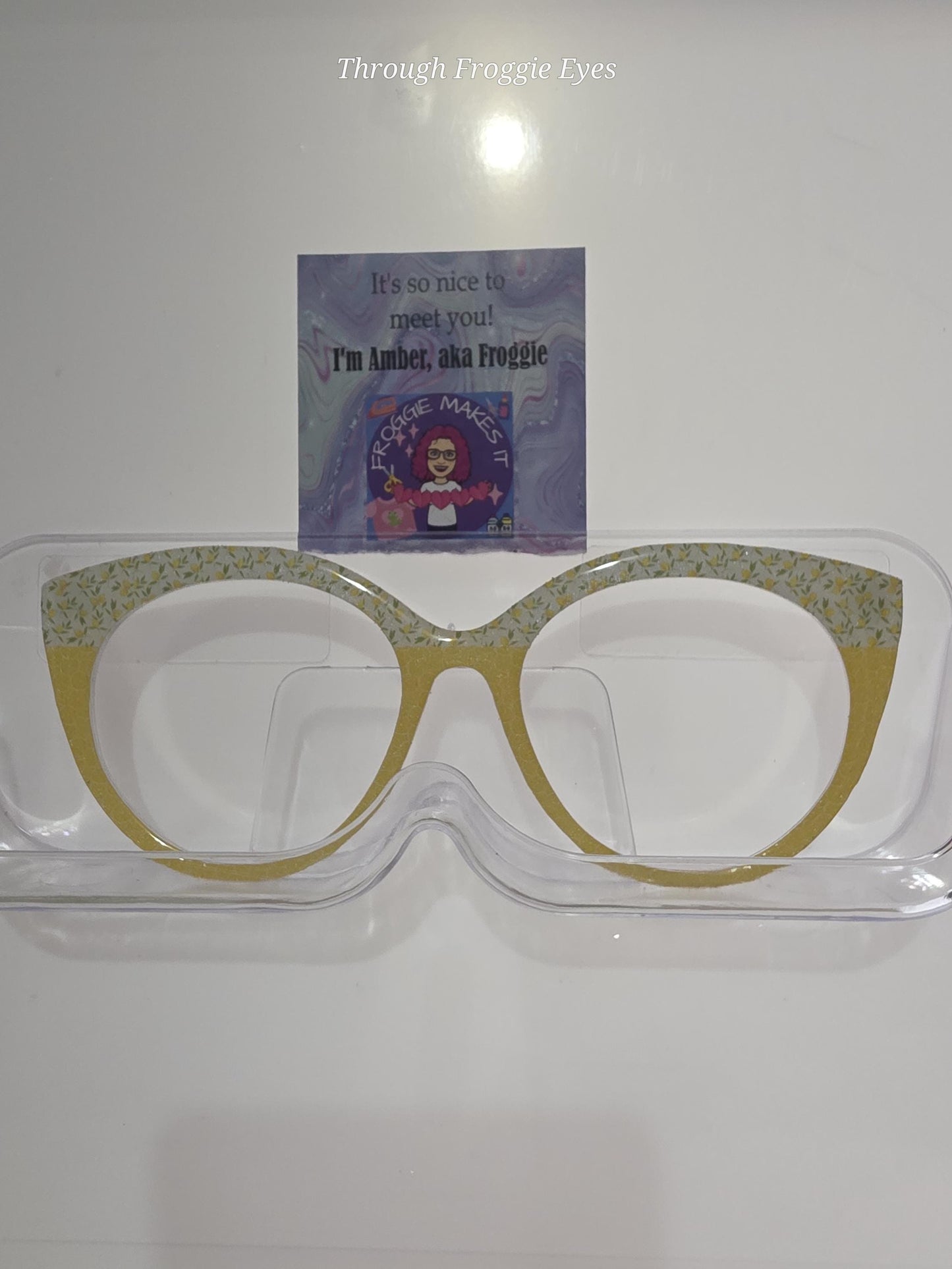 Translucent Lemons over lemon slices split frame topper to fit Pair frames