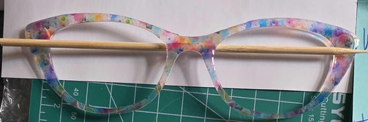 RTS Translucent Watercolor Splash Paws frame topper compatible with Pair Ella frames