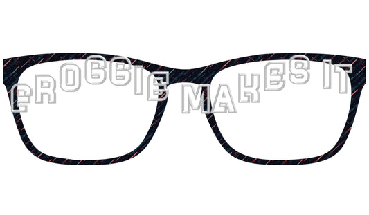 Holographic Galactic Sabers frame topper to fit Pair frames