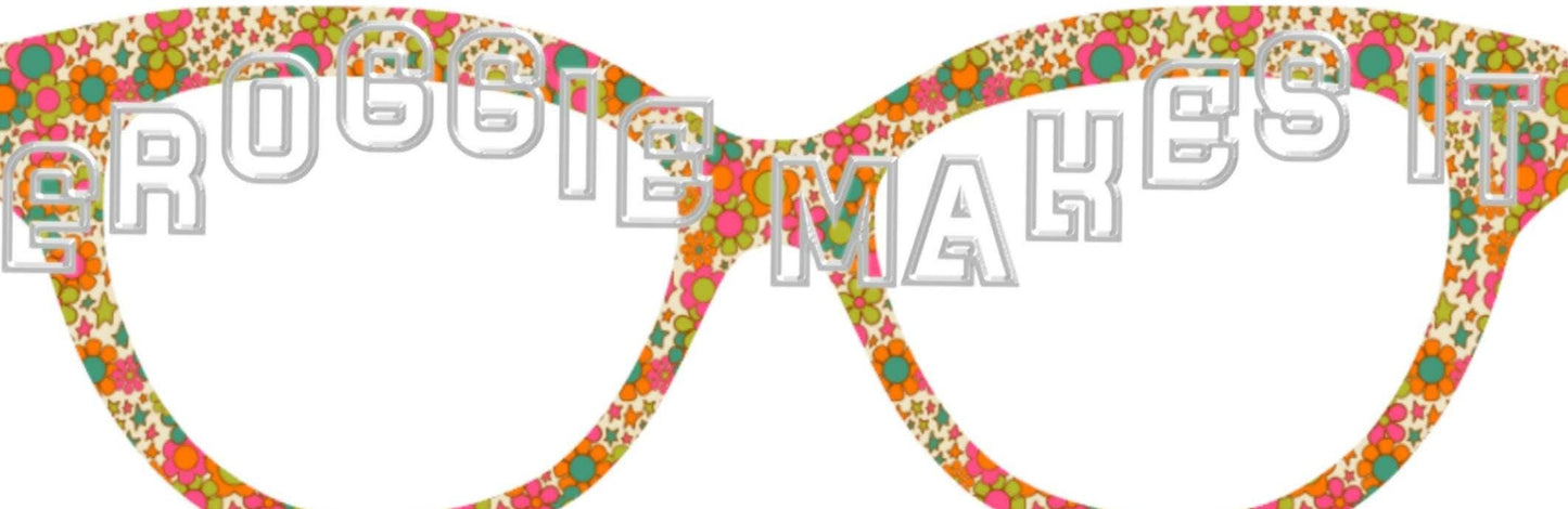Opaque Retro Floral topper to fit Pair frames