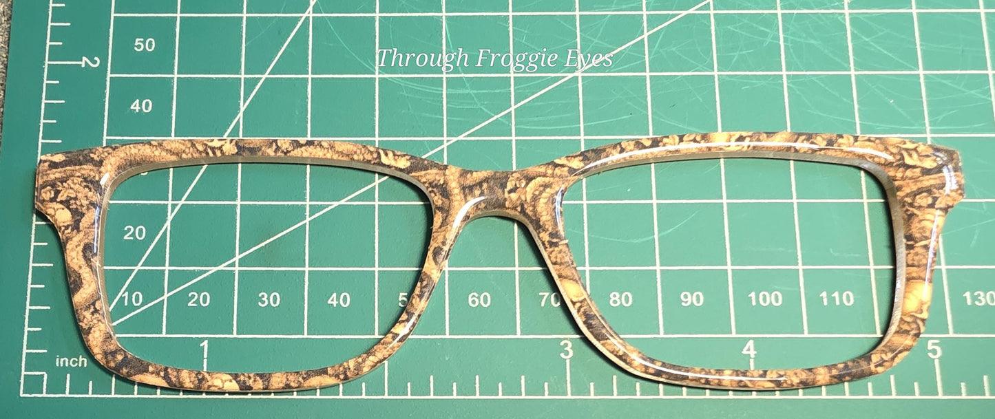 Translucent Snakes & Skulls frame topper to fit Pair frames