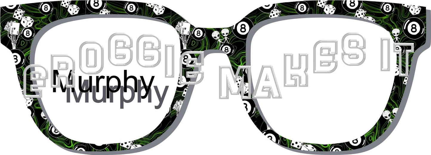 Translucent Cosmic Cues frame topper compatible with Pair frames