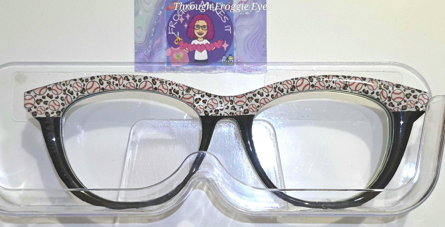 Translucent Baseball split frame topper to fit Pair frames +