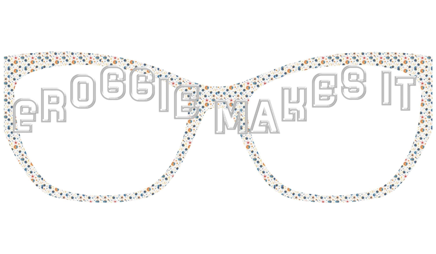 Translucent Cosmic Celestial frame topper to fit Pair frames