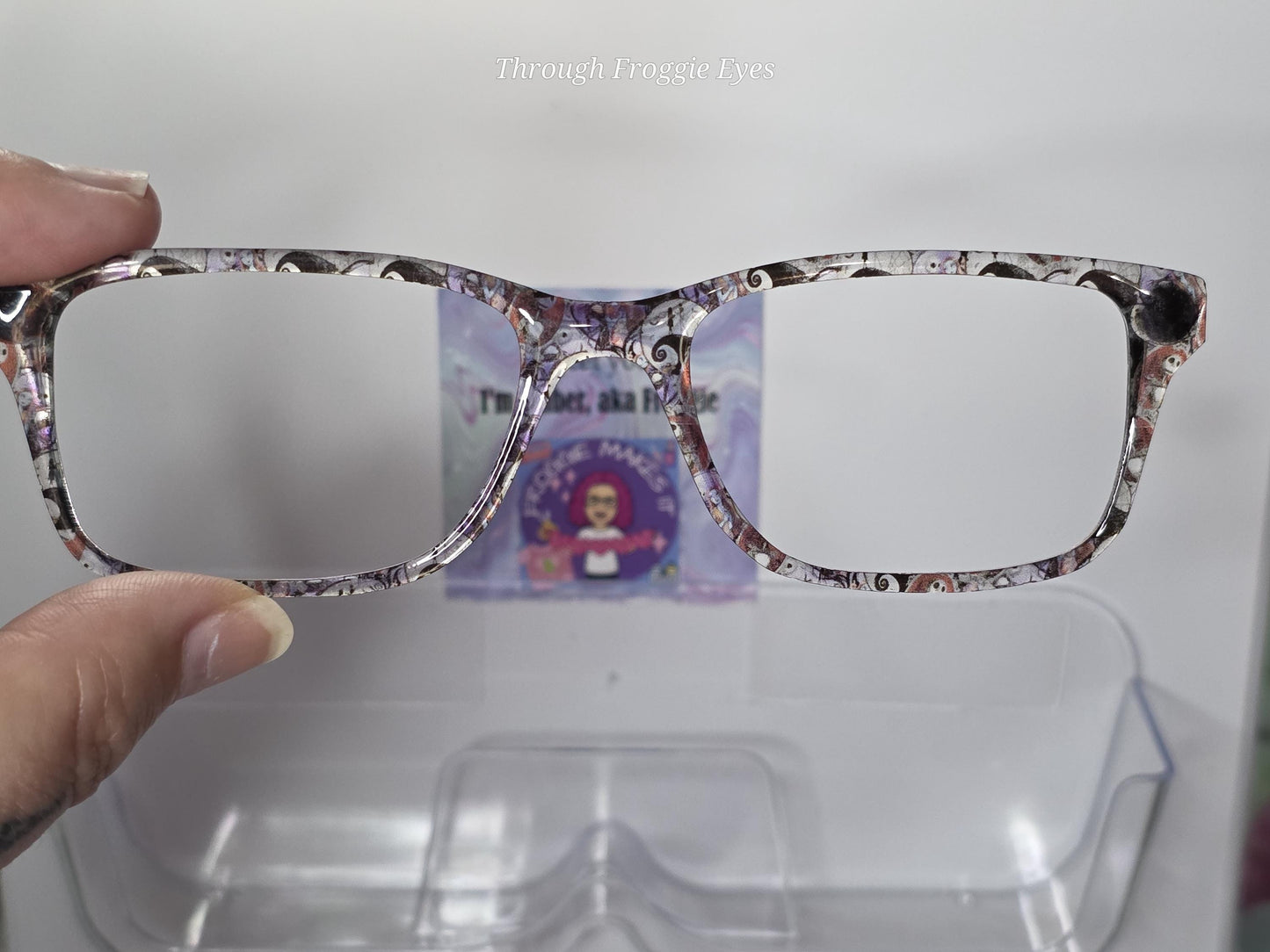 Holographic Wildflower Cityscape 9 frame topper compatible with Pair frames