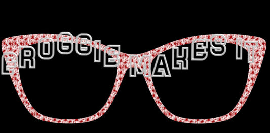 Holographic It's Not Mine splatter frame topper for Pair frames